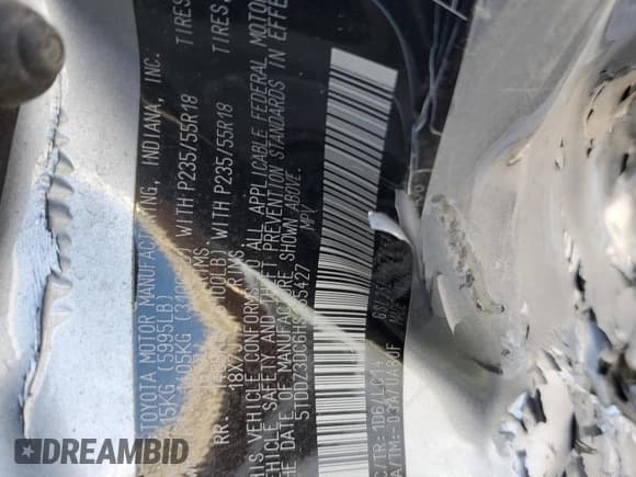 ✅ 2017 Toyota Sienna XLE • VIN: 5TDDZ3DC6HS165427 • Lot: 92034865. Wystawiony na Copart z przebiegiem 103 670 mil. Bezpłatny archiwum sprzedaży aukcyjnych z USA i szczegółowy raport historii pojazdu na DreamBid. Zdjęcie 13.