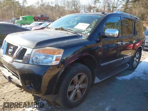 ✅ 2010 Nissan Armada Titanium • VIN: 5N1AA0NC7AN619618 • Lot: 41238868. Listed on IAAI with 216,379 mi. Free auction sales archive from the USA and detailed vehicle history report at DreamBid. Image 2.