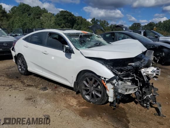 ✅ 2021 Honda Civic EX • VIN: 19XFC1F30ME011411 • Lot: 85255305. Listed on Copart with Not provided. Free auction sales archive from the USA and detailed vehicle history report at DreamBid. Image 4.