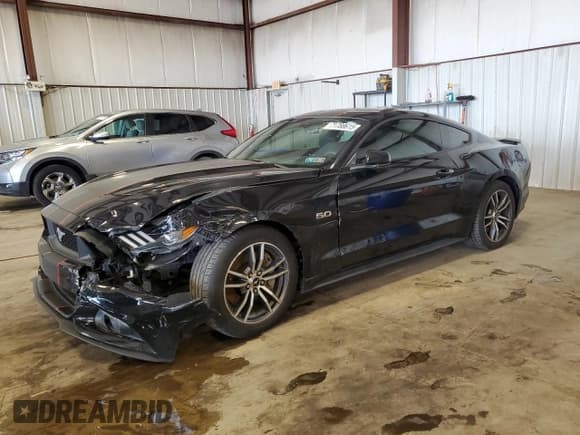 ✅ 2017 Ford Mustang GT • VIN: 1FA6P8CF8H5262745 • Lot: 71788615. Listed on Copart with 130,853 mi. Free auction sales archive from the USA and detailed vehicle history report at DreamBid. Image 1.