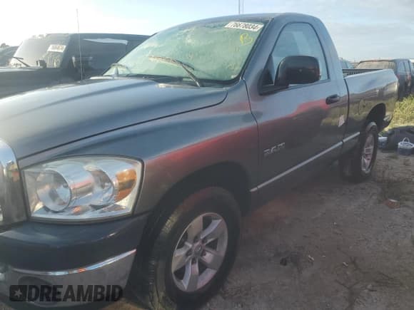 ✅ 2008 Dodge 1500 ST • VIN: 1D7HA16KX8J118695 • Лот: 76678034. Опубликован ранее на Copart с пробегом Не указан. Бесплатный доступ к архиву аукционных продаж из США и подробный отчёт об истории автомобиля на DreamBid. Изображение 1.