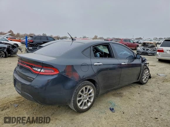 ✅ 2013 Dodge Dart Limited • VIN: 1C3CDFCAXDD681943 • Lot: 96594035. Listed on Copart with 280,175 mi. Free auction sales archive from the USA and detailed vehicle history report at DreamBid. Image 3.