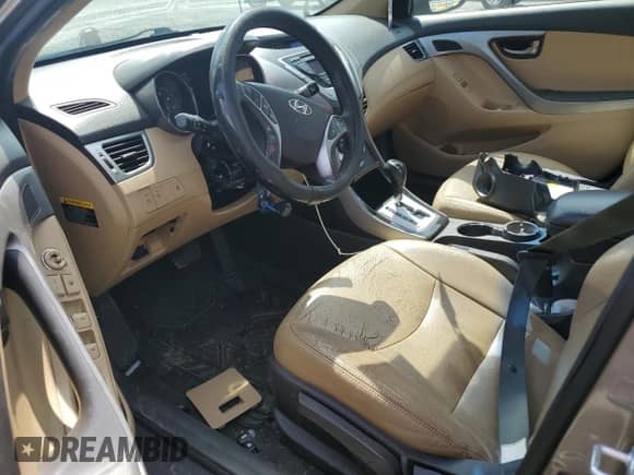 2012 Hyundai Elantra Limited with VIN 5NPDH4AE7CH083042, listed as a Copart auction lot 70300425 with 166,143 mi miles and Salvage title. Bid and sale history available at DreamBid. Image 8.