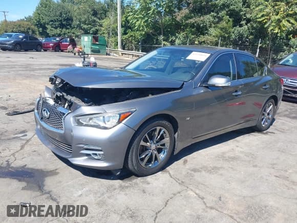 ✅ 2015 Infiniti Q50 Premium • VIN: JN1BV7AR3FM415818 • Lot: 43250031. Listed on IAAI with 94,318 mi. Free auction sales archive from the USA and detailed vehicle history report at DreamBid. Image 2.