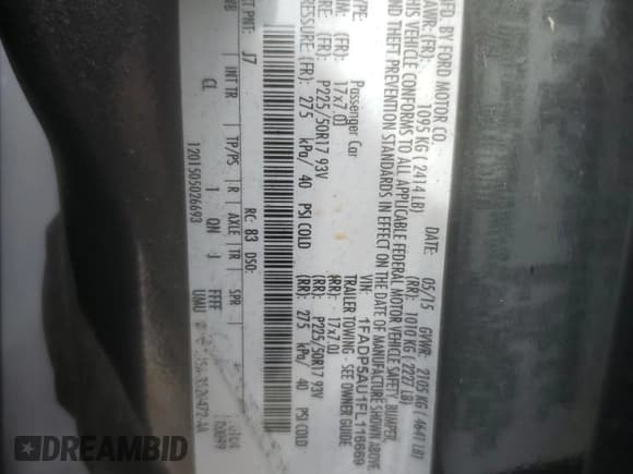 ✅ 2015 Ford C-Max SE • VIN: 1FADP5AU1FL116669 • Lot: 89731695. Wystawiony na Copart z przebiegiem Nie podano. Bezpłatny archiwum sprzedaży aukcyjnych z USA i szczegółowy raport historii pojazdu na DreamBid. Zdjęcie 13.