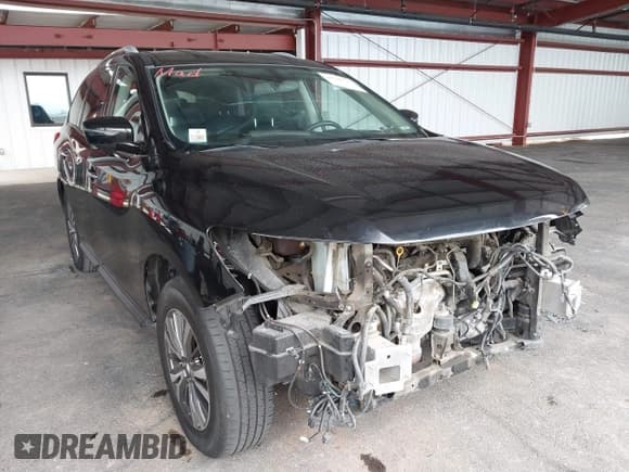 ✅ 2018 Nissan Pathfinder S • VIN: 5N1DR2MN9JC634377 • Lot: 43792754. Wystawiony na IAAI z przebiegiem 78 540 mil. Bezpłatny archiwum sprzedaży aukcyjnych z USA i szczegółowy raport historii pojazdu na DreamBid. Zdjęcie 1.