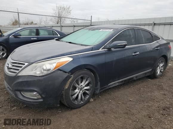 2013 Hyundai Azera с VIN KMHFG4JG7DA220417, выставлен на аукционе Copart как лот 42222125 с пробегом 104 023 миль миль и Списание • Salvage title. История ставок и продаж доступна на DreamBid. Изображение 1.
