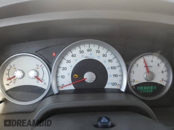 2006 Dodge Dakota SLT with VIN 1D7HW42K86S609668, listed as a Copart auction lot 80587354 with 238,688 mi miles and Salvage title. Bid and sale history available at DreamBid. Image 9.