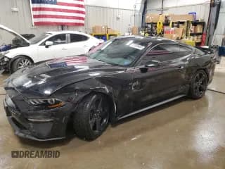 ✅ 2022 Ford Mustang GT • VIN: 1FA6P8CF0N5122104 • Lot: 61009485. Listed on Copart with 4,103 mi. Free auction sales archive from the USA and detailed vehicle history report at DreamBid. Image 1.