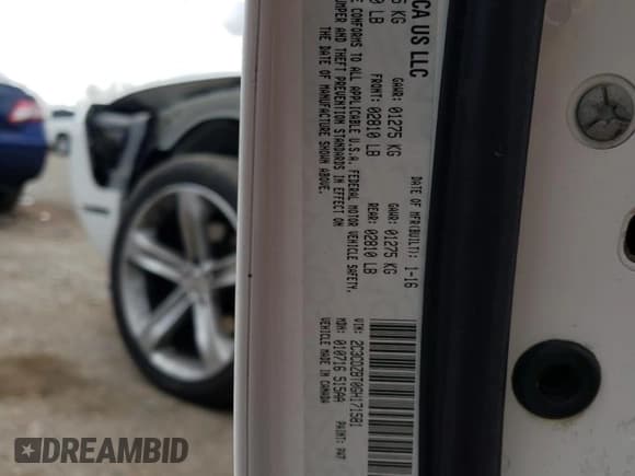 ✅ 2016 Dodge Challenger R/T • VIN: 2C3CDZBT0GH171581 • Lot: 45945064. Wystawiony na Copart z przebiegiem 74 381 mil. Bezpłatny archiwum sprzedaży aukcyjnych z USA i szczegółowy raport historii pojazdu na DreamBid. Zdjęcie 15.