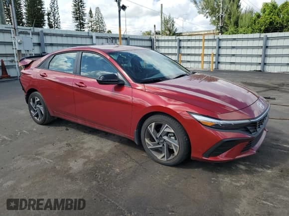 ✅ 2025 Hyundai Elantra SEL Sport • VIN: KMHLM4DGXSU020361 • Lot: 87305495. Listed on Copart with 3,056 mi. Free auction sales archive from the USA and detailed vehicle history report at DreamBid. Image 4.