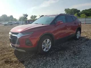 2022 Chevrolet Blazer LT z VIN 3GNKBJRS3NS135655, wystawiony jako Copart lot #65686635 z przebiegiem 22 885 mil mil oraz Szkoda całkowita • Salvage title. Historia ofert i sprzedaży dostępna na DreamBid. Obrazek 1.