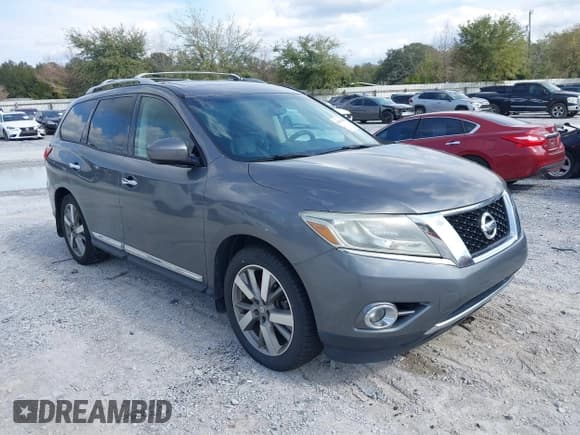 ✅ 2015 Nissan Pathfinder SV • VIN: 5N1AR2MNXFC602760 • Lot: 41693658. Listed on IAAI with 179,923 mi. Free auction sales archive from the USA and detailed vehicle history report at DreamBid. Image 1.