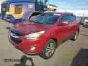 2014 Hyundai Tucson Limited z VIN KM8JUCAG8EU851044, wystawiony jako Copart lot #80664435 z przebiegiem 162 890 mil mil oraz Czysty tytuł • Clean title. Historia ofert i sprzedaży dostępna na DreamBid. Obrazek 1.
