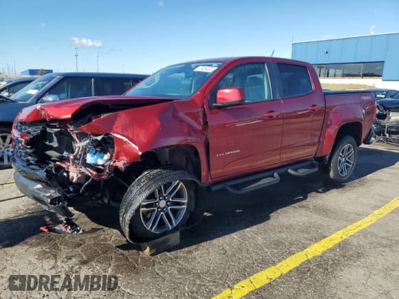 ✅ 2022 Chevrolet Colorado 4WD Work Truck • VIN: 1GCGTBEN7N1105884 • Lot: 87406335. Listed on Copart with 32,147 mi. Free auction sales archive from the USA and detailed vehicle history report at DreamBid. Image 1.