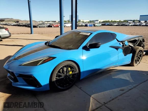 ✅ 2023 Chevrolet Corvette 2LT • VIN: 1G1YB2D47P5109597 • Lot: 91311295. Wystawiony na Copart z przebiegiem 9 665 mil. Bezpłatny archiwum sprzedaży aukcyjnych z USA i szczegółowy raport historii pojazdu na DreamBid. Zdjęcie 1.