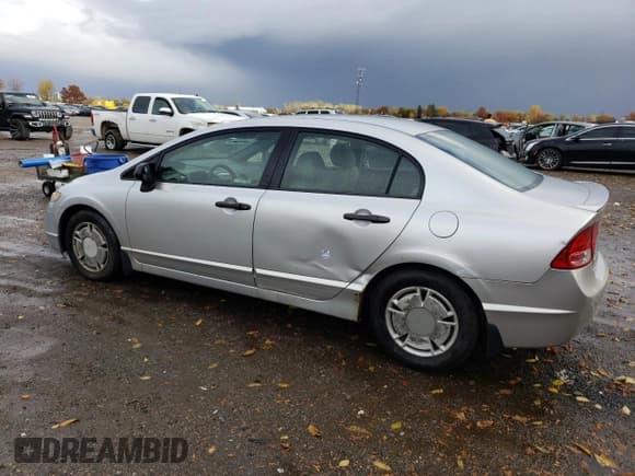 ✅ 2008 Honda Civic DX-G • VIN: 2HGFA16438H104370 • Лот: 86779065. Опубликован ранее на Copart с пробегом 153 874 миль. Бесплатный доступ к архиву аукционных продаж из США и подробный отчёт об истории автомобиля на DreamBid. Изображение 2.