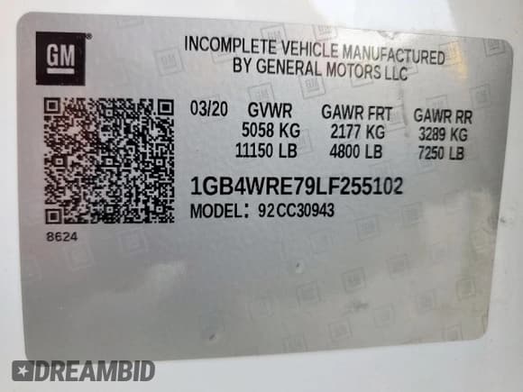 ✅ 2020 Chevrolet Silverado 1500 • VIN: 1GB4WRE79LF255102 • Лот: 65404905. Опубликован ранее на Copart с пробегом 187 342 миль. Бесплатный доступ к архиву аукционных продаж из США и подробный отчёт об истории автомобиля на DreamBid. Изображение 13.