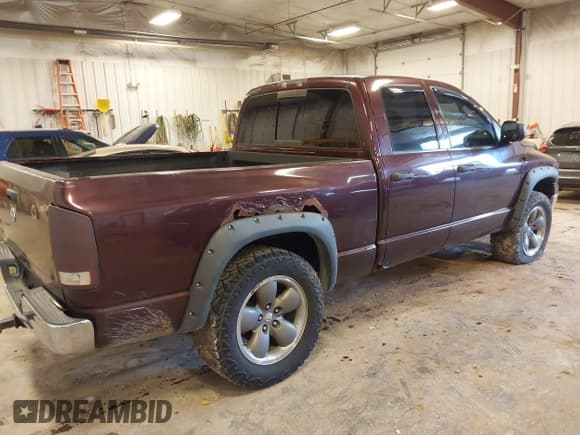 ✅ 2005 Dodge 1500 SLT • VIN: 1D7HU18D15S160328 • Lot: 43679243. Listed on IAAI with Not provided. Free auction sales archive from the USA and detailed vehicle history report at DreamBid. Image 4.