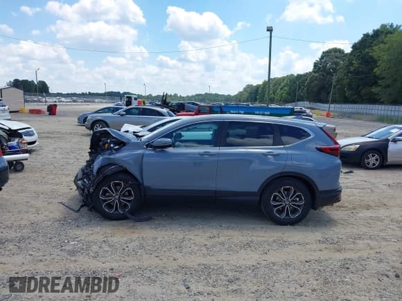✅ 2021 Honda CR-V EX-L • VIN: 7FARW1H83ME001399 • Lot: 43120338. Listed on IAAI with 38,825 mi. Free auction sales archive from the USA and detailed vehicle history report at DreamBid. Image 14.