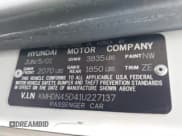 ✅ 2001 Hyundai Elantra GLS • VIN: KMHDN45D41U227137 • Lot: 42037216. Wystawiony na IAAI z przebiegiem 172 379 mil. Bezpłatny archiwum sprzedaży aukcyjnych z USA i szczegółowy raport historii pojazdu na DreamBid. Zdjęcie 9.