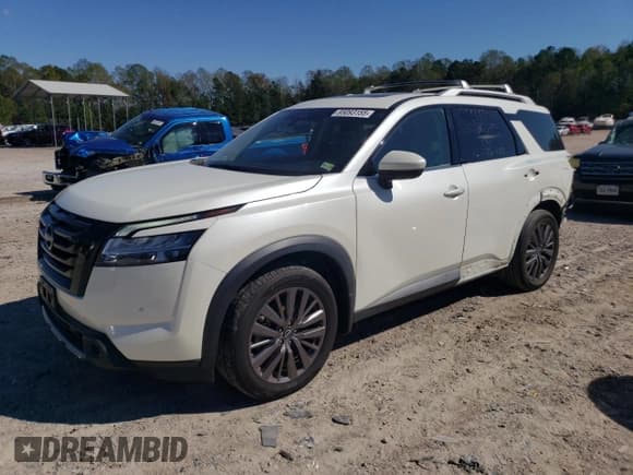 ✅ 2023 Nissan Pathfinder SL • VIN: 5N1DR3CD5PC234274 • Lot: 85093155. Listed on Copart with 31,891 mi. Free auction sales archive from the USA and detailed vehicle history report at DreamBid. Image 1.