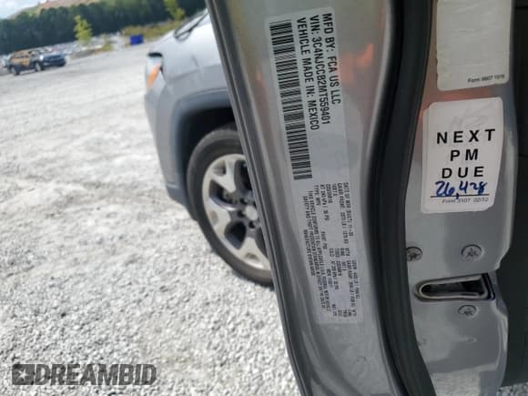 ✅ 2021 Jeep Compass Limited • VIN: 3C4NJCCB2MT559401 • Lot: 68900645. Wystawiony na Copart z przebiegiem 76 940 mil. Bezpłatny archiwum sprzedaży aukcyjnych z USA i szczegółowy raport historii pojazdu na DreamBid. Zdjęcie 13.