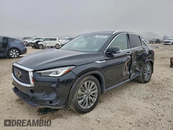 ✅ 2025 Infiniti QX50 Luxe • VIN: 3PCAJ5BB5SF101911 • Лот: 96058535. Опубликован ранее на Copart с пробегом 1 581 миль. Бесплатный доступ к архиву аукционных продаж из США и подробный отчёт об истории автомобиля на DreamBid. Изображение 1.