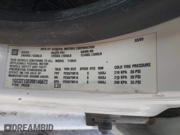 ✅ 2009 Chevrolet Colorado 2LT • VIN: 1GCDT13E398146672 • Лот: 43653361. Опубликован ранее на IAAI с пробегом 181 811 миль. Бесплатный доступ к архиву аукционных продаж из США и подробный отчёт об истории автомобиля на DreamBid. Изображение 9.