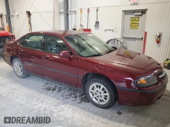 ✅ 2001 Chevrolet Impala • VIN: 2G1WF55E219213672 • Lot: 59213485. Listed on Copart with 89,003 mi. Free auction sales archive from the USA and detailed vehicle history report at DreamBid. Image 4.
