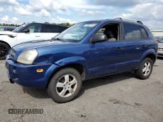 2008 Hyundai Tucson GLS with VIN KM8JM12B18U810556, listed as a Copart auction lot 80983185 with 147,946 mi miles and Clean title. Bid and sale history available at DreamBid. Image 1.