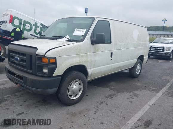 ✅ 2011 Ford Econoline Cargo Commercial • VIN: 1FTNE2EW3BDA58616 • Lot: 43281723. Listed on IAAI with 431,560 mi. Free auction sales archive from the USA and detailed vehicle history report at DreamBid. Image 2.
