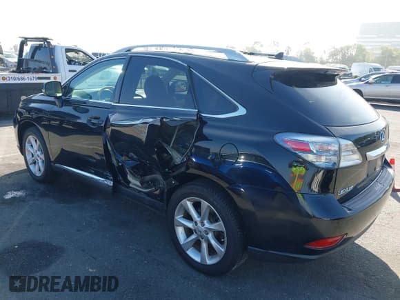 ✅ 2010 Lexus RX 350 • VIN: 2T2ZK1BA7AC022223 • Lot: 43654393. Listed on IAAI with 62,597 mi. Free auction sales archive from the USA and detailed vehicle history report at DreamBid. Image 3.
