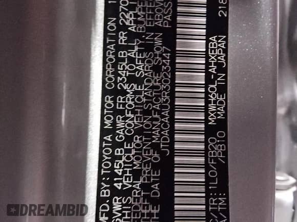 2024 Toyota Prius LE with VIN JTDACAAU3R3023447, listed as a Copart auction lot 87451355 with 29,991 mi miles and Clean title. Bid and sale history available at DreamBid. Image 12.