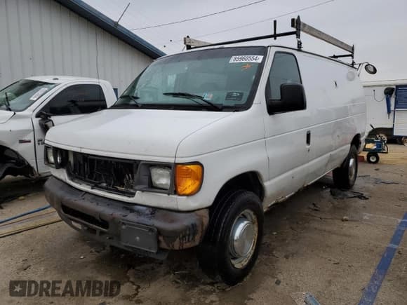 ✅ 2005 Ford Econoline Cargo • VIN: 1FTNE24W25HB03401 • Лот: 85960554. Опубликован ранее на Copart с пробегом 218 642 миль. Бесплатный доступ к архиву аукционных продаж из США и подробный отчёт об истории автомобиля на DreamBid. Изображение 1.