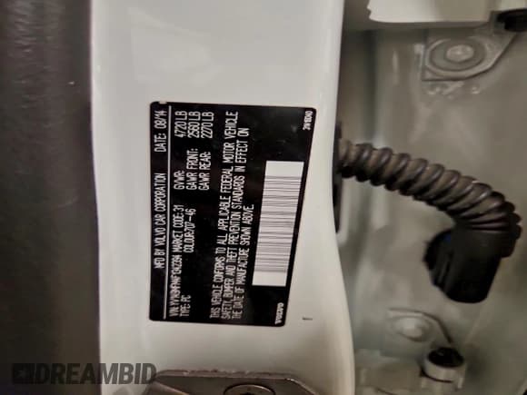 ✅ 2016 Volvo S60 T6 Drive-E Platinum • VIN: YV149MFM4F1342394 • Lot: 95929505. Listed on Copart with 256,175 mi. Free auction sales archive from the USA and detailed vehicle history report at DreamBid. Image 12.