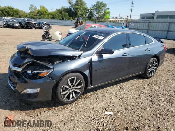✅ 2021 Chevrolet Malibu RS • VIN: 1G1ZG5ST4MF067333 • Лот: 81492015. Размещён на Copart с пробегом 59 339 миль миль. Получите бесплатный доступ к архиву аукционных продаж из США и посмотрите подробный отчёт об истории автомобиля на DreamBid. Изображение 1.