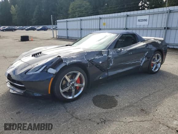 ✅ 2014 Chevrolet Corvette 3LT • VIN: 1G1YF3D71E5128406 • Lot: 84060495. Listed on Copart with 16,279 mi. Free auction sales archive from the USA and detailed vehicle history report at DreamBid. Image 1.