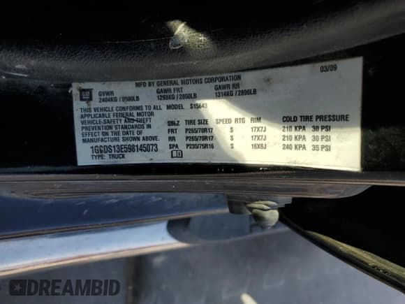 ✅ 2009 Chevrolet Colorado 2LT • VIN: 1GCDS13E598145073 • Лот: 75729044. Опубликован ранее на Copart с пробегом 286 421 миль. Бесплатный доступ к архиву аукционных продаж из США и подробный отчёт об истории автомобиля на DreamBid. Изображение 12.