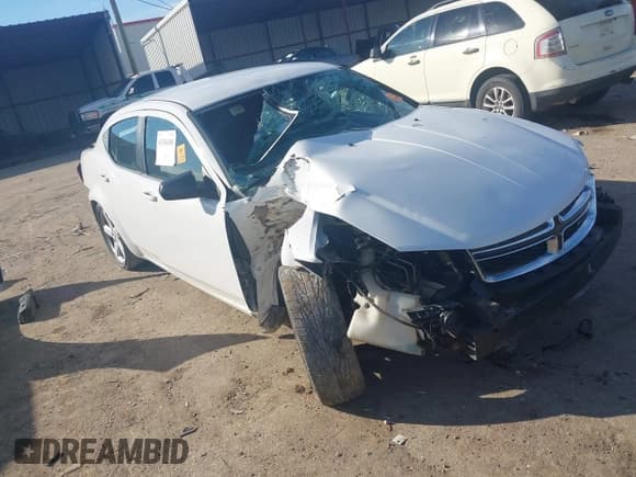 ✅ 2013 Dodge Avenger SE • VIN: 1C3CDZAB1DN626336 • Лот: 41334168. Опубликован ранее на IAAI с пробегом Не указан. Бесплатный доступ к архиву аукционных продаж из США и подробный отчёт об истории автомобиля на DreamBid. Изображение 1.