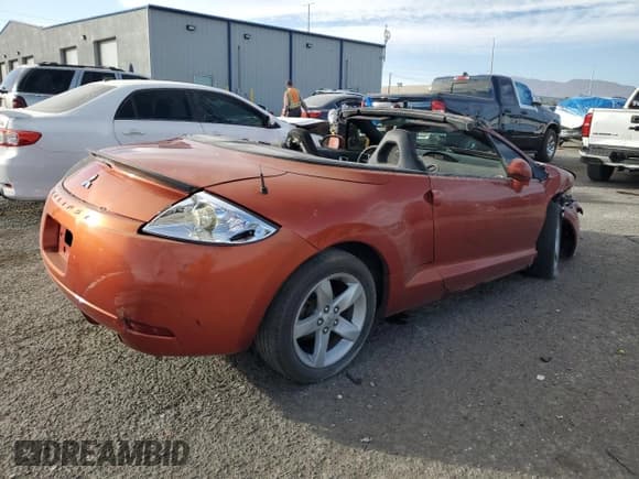 ✅ 2007 Mitsubishi Eclipse GS • VIN: 4A3AL25F07E048807 • Lot: 44037175. Listed on Copart with 175,217 mi. Free auction sales archive from the USA and detailed vehicle history report at DreamBid. Image 3.