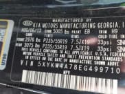 ✅ 2014 Kia Sorento SX Limited • VIN: 5XYKW4A78EG499710 • Lot: 43434492. Listed on IAAI with 260,984 mi. Free auction sales archive from the USA and detailed vehicle history report at DreamBid. Image 9.