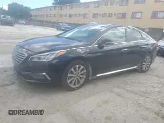 2017 Hyundai Sonata Sport z VIN 5NPE34AF2HH457740, wystawiony jako Copart lot #85835425 z przebiegiem 65 965 mil mil oraz Szkoda całkowita • Salvage title. Historia ofert i sprzedaży dostępna na DreamBid. Obrazek 1.