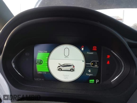 ✅ 2019 Chevrolet Bolt EV Premier • VIN: 1G1FZ6S07K4134203 • Lot: 43673295. Listed on IAAI with 56,834 mi. Free auction sales archive from the USA and detailed vehicle history report at DreamBid. Image 7.