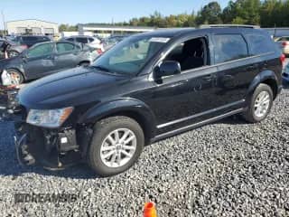 2015 Dodge Journey SXT z VIN 3C4PDCBG2FT743947, wystawiony jako Copart lot #87261125 z przebiegiem 84 396 mil mil oraz Szkoda całkowita • Salvage title. Historia ofert i sprzedaży dostępna na DreamBid. Obrazek 1.