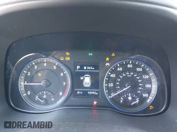 2019 Hyundai Kona SEL with VIN KM8K22AAXKU274772, listed as a IAAI auction lot 43314483 with 93,992 mi miles and . Bid and sale history available at DreamBid. Image 7.