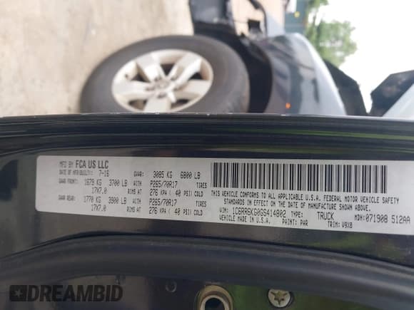 ✅ 2016 Ram 1500 Express • VIN: 1C6RR6KG0GS414802 • Lot: 43185711. Wystawiony na IAAI z przebiegiem 112 483 mil. Bezpłatny archiwum sprzedaży aukcyjnych z USA i szczegółowy raport historii pojazdu na DreamBid. Zdjęcie 9.