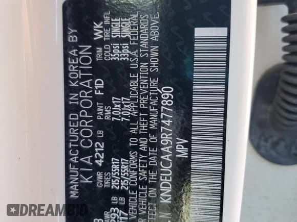 ✅ 2024 Kia Seltos S • VIN: KNDEUCAA9R7477890 • Lot: 84961965. Wystawiony na Copart z przebiegiem 13 804 mil. Bezpłatny archiwum sprzedaży aukcyjnych z USA i szczegółowy raport historii pojazdu na DreamBid. Zdjęcie 14.