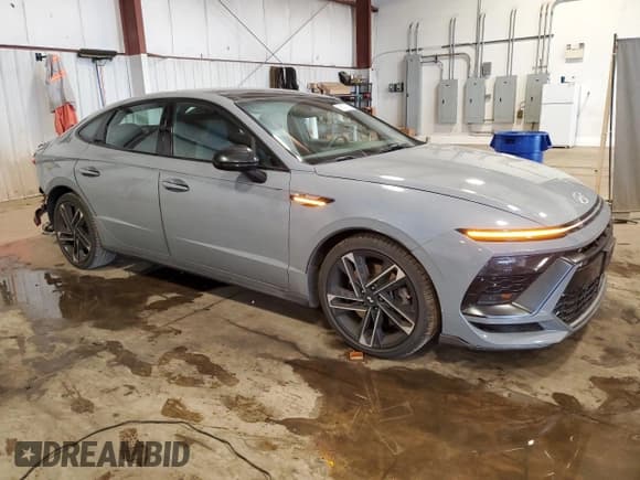 ✅ 2024 Hyundai Sonata N Line • VIN: KMHL54JC1RA353509 • Лот: 80670115. Опубликован ранее на Copart с пробегом 22 693 миль. Бесплатный доступ к архиву аукционных продаж из США и подробный отчёт об истории автомобиля на DreamBid. Изображение 4.