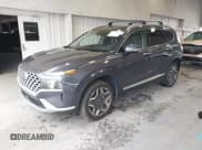 ✅ 2021 Hyundai Santa Fe Luxury • VIN: KM8S5DA1XMU012403 • Lot: 43363360. Listed on IAAI with 58,645 mi. Free auction sales archive from the USA and detailed vehicle history report at DreamBid. Image 18.